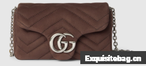 GUCCI GG Marmont mini shoulder bag Variation 841290 dark brown leather