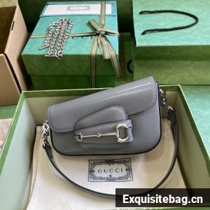 GUCCI HORSEBIT 1955 MINI SHOULDER BAG 774209 gray