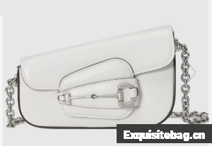 GUCCI HORSEBIT 1955 MINI SHOULDER BAG 774209 white