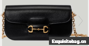 GUCCI HORSEBIT 1955 SMALL SHOULDER BAG 735178 black