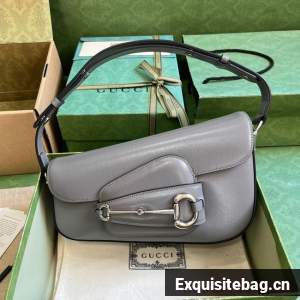 GUCCI HORSEBIT 1955 SMALL SHOULDER BAG 764155 gray