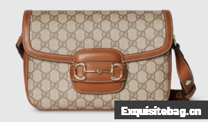 GUCCI HORSEBIT 1955 SOFT MEDIUM SHOULDER BAG 815178 brown