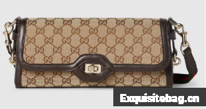 GUCCI LUCE SMALL SHOULDER BAG 786027 Brown