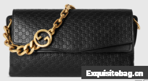 GUCCI Medium shoulder bag with chain 857622 black
