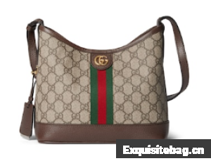 GUCCI OPHIDIA GG SMALL SHOULDER BAG 781402 Brown