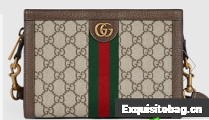 GUCCI OPHIDIA SUPER MINI BAG 795467 Brown