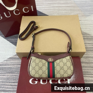 GUCCI Ophidia mini shoulder bag 838465 Rosso Ancora red