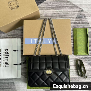 GUCCI SMALL SHOULDER BAG 740834 black