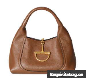 GUCCI SOFTBIT MEDIUM TOP HANDLE BAG 837467 Brown