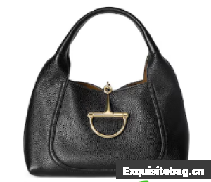 GUCCI SOFTBIT MEDIUM TOP HANDLE BAG 837467 black