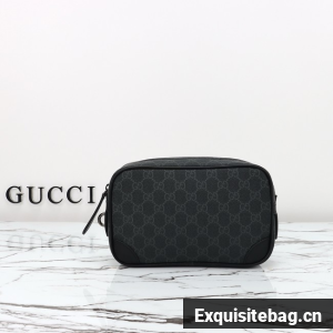GUCCI Supreme canvas Clutche 821164 black