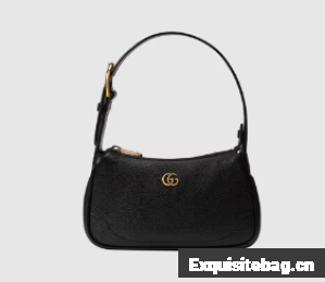 Gucci Aphrodite shoulder bag with Double G 739076 black