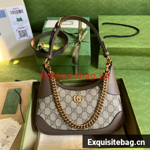 Gucci Aphrodite small shoulder bag 731817 brown