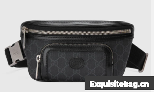 Gucci Belt bag with Interlocking G 682933 black