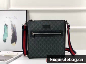 Gucci Canvas Messenger Bag 181065 black