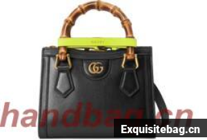 Gucci Diana mini tote bag 655661 black