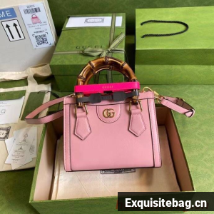 Gucci Diana mini tote bag 655661 pink