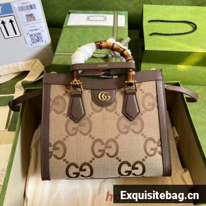 Gucci Diana small tote bag 660195 brown