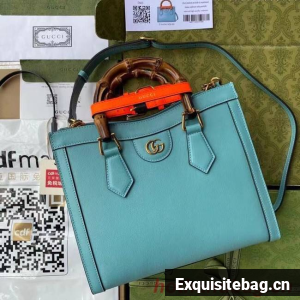 Gucci Diana small tote bag 660195 sky blue