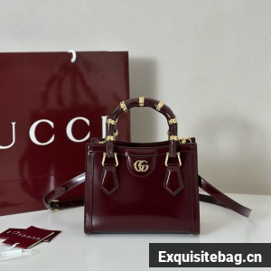 Gucci Diana small tote bag 832936 Rosso Ancora red
