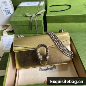 Gucci Dionysus Blooms Leather Shoulder Bag 499623 gold