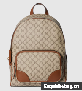 Gucci GG EMBLEM MEDIUM BACKPACK 821159 brown