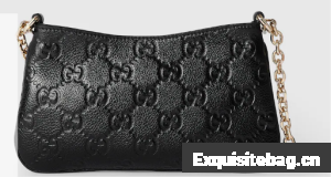 Gucci GG EMBLEM SUPER MINI BAG 815278 black