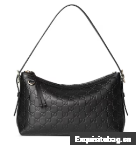 Gucci GG Emblem medium shoulder bag 847449 black