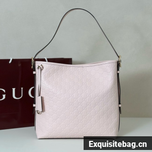 Gucci GG Emblem medium shoulder bag 847452 pink