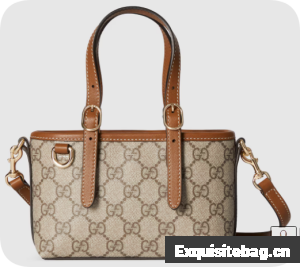 Gucci GG Emblem mini bag 855491 Brown