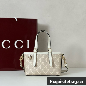 Gucci GG Emblem mini bag 855491 WHITE