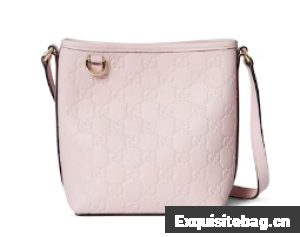 Gucci GG Emblem nano bucket bag 847090 pink