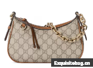 Gucci GG Emblem small shoulder bag 847447 brown