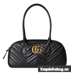 Gucci GG MARMONT MEDIUM TOP HANDLE BAG 795218 black