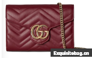Gucci GG MARMONT SUPER MINI BAG 474575 red
