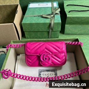 Gucci GG Marmont belt bag 699757 plum