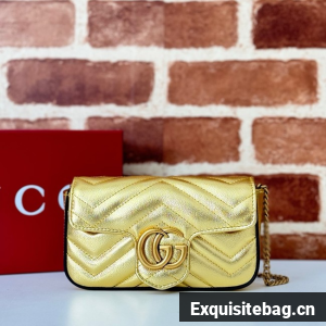 Gucci GG Marmont mini bag 476433 gold