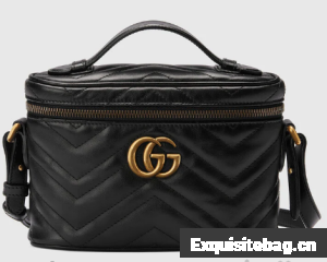Gucci GG Marmont mini bag 672253 black