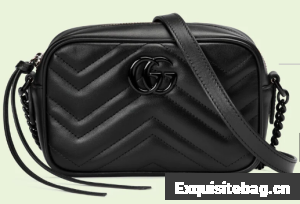 Gucci GG Marmont mini shoulder bag 634936 black