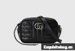 Gucci GG Marmont mini shoulder bag 634936 black