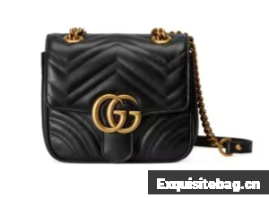 Gucci GG Marmont mini shoulder bag 739682 black