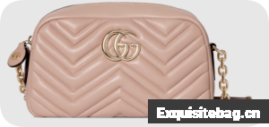 Gucci GG Marmont small camera bag 855273 pink