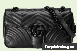 Gucci GG Marmont small shoulder bag 443497 black