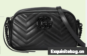 Gucci GG Marmont small shoulder bag 447632 black