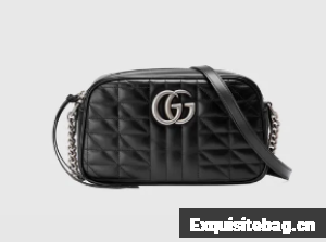 Gucci GG Marmont small shoulder bag 447632 black