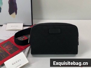 Gucci GG Original GG Leather belt bag 449174 Black