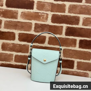 Gucci GG SUPER MINI SHOULDER BAG 772795 light green