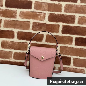 Gucci GG SUPER MINI SHOULDER BAG 772795 pink