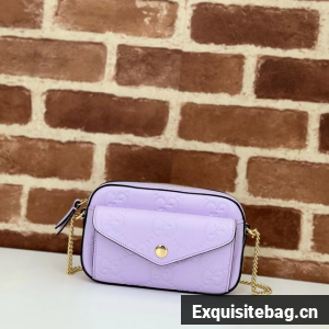 Gucci GG SUPER MINI SHOULDER BAG 781554 Purple