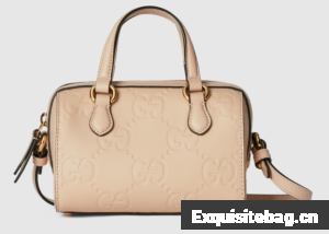 Gucci GG SUPER MINI TOP HANDLE BAG 790130 Light beige